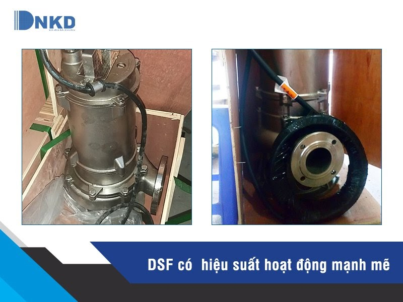 Máy bơm chìm thoát nước thải full inox DSF